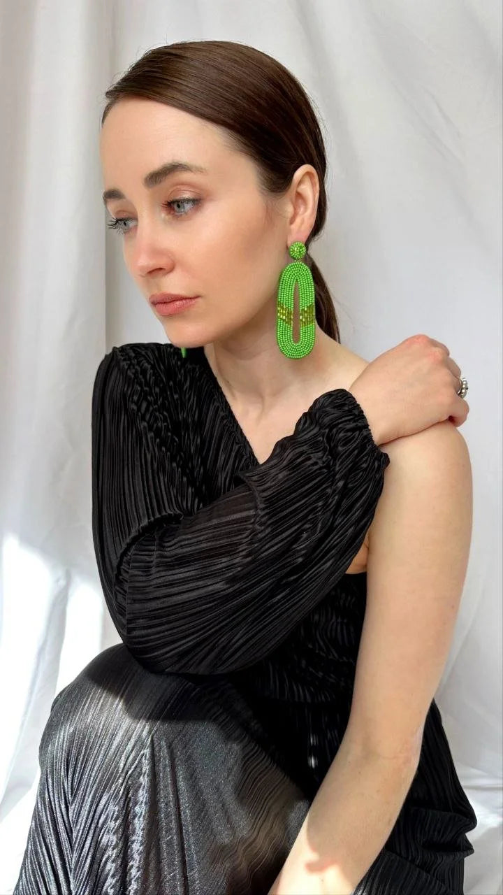 Olga Green Earrings