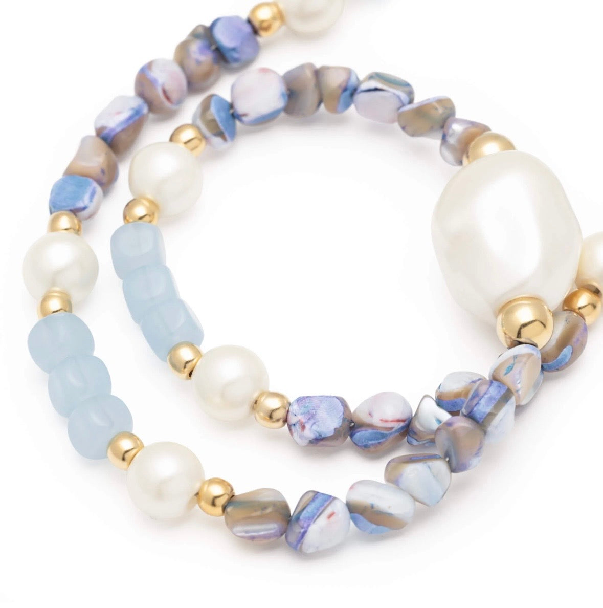 Shore Necklace Blue