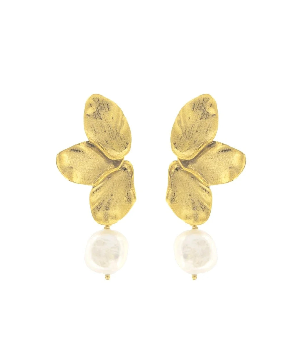 Petal Pearl Earrings