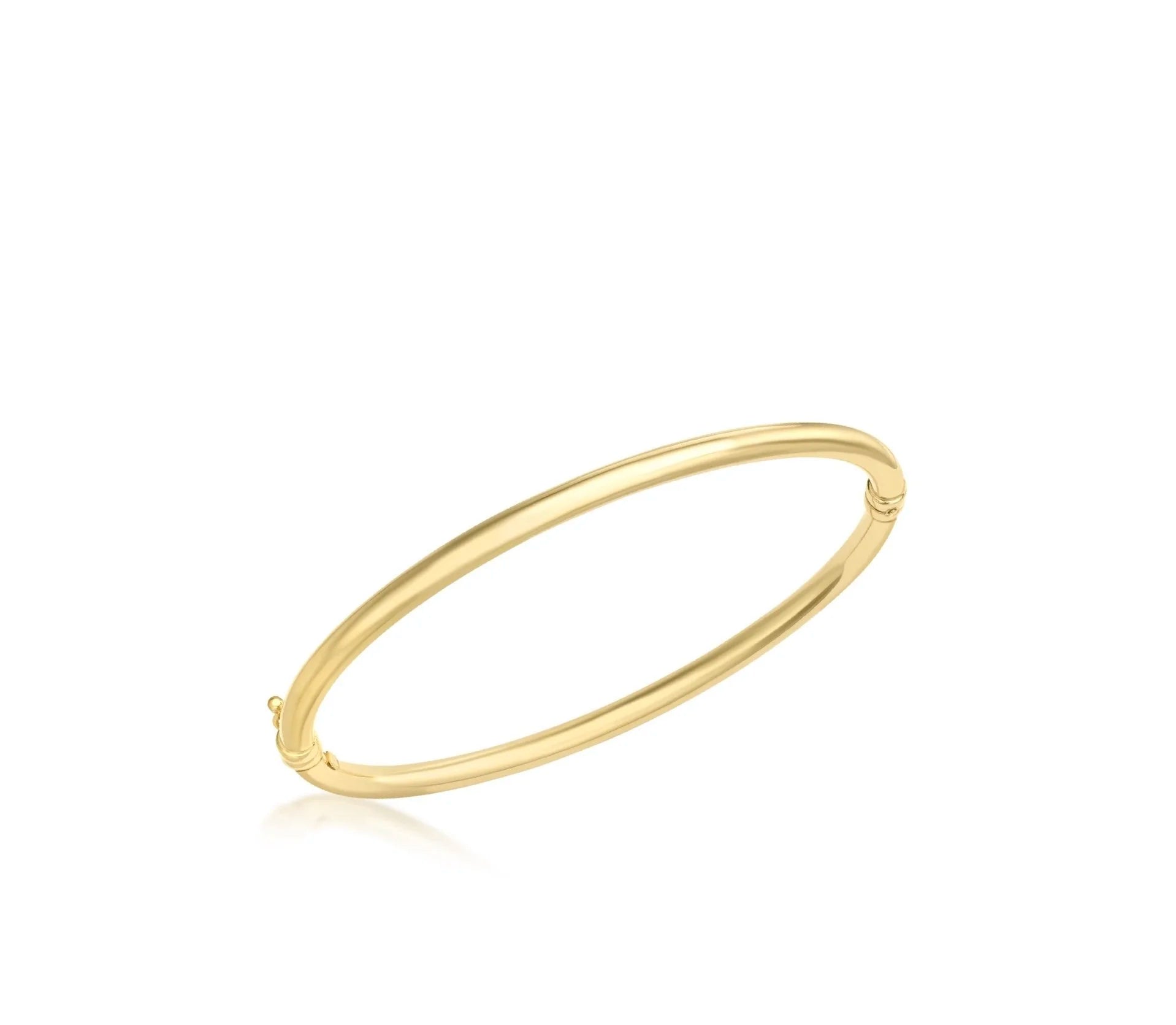 9ct Oval Tube Bangle