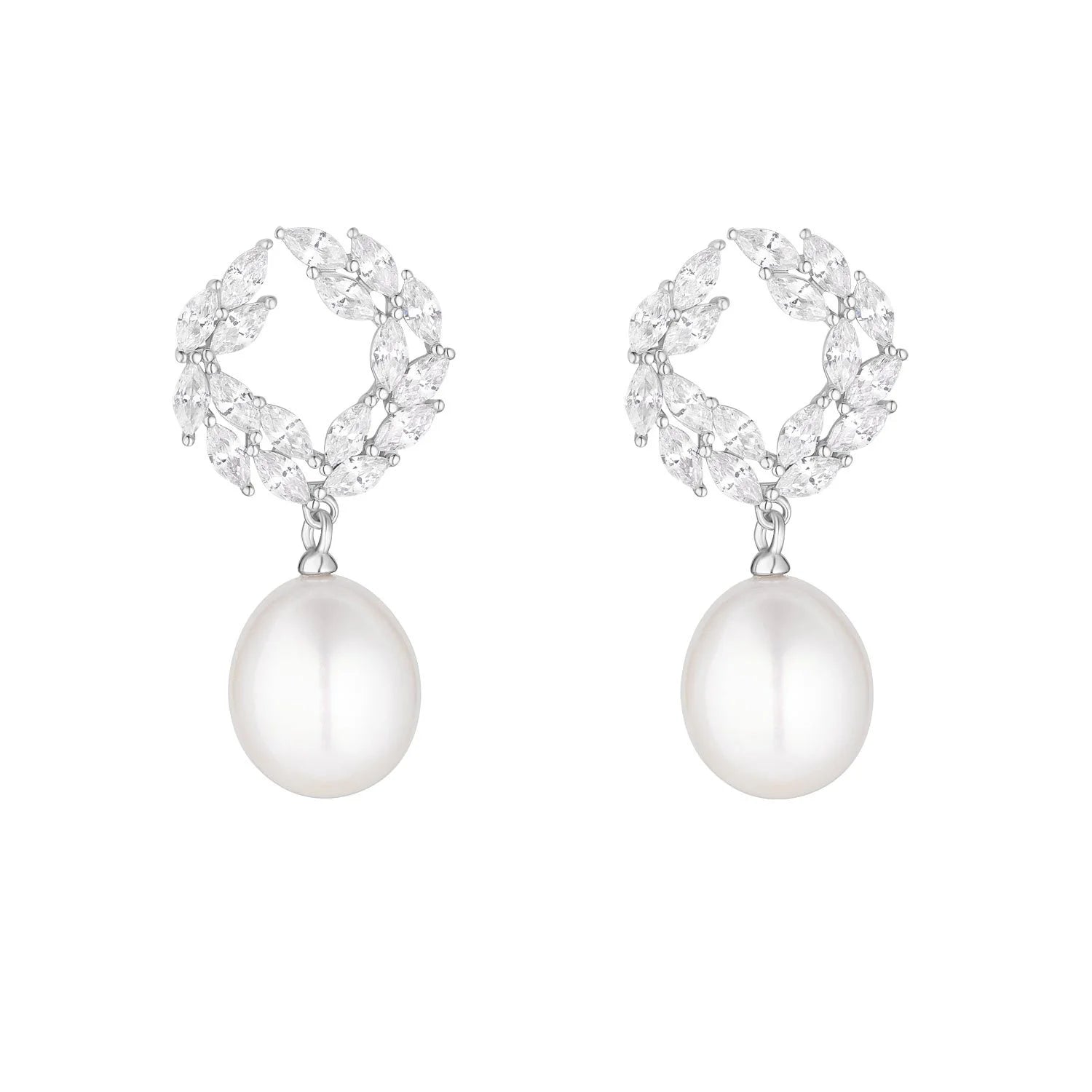 Silver And Pearl Drop