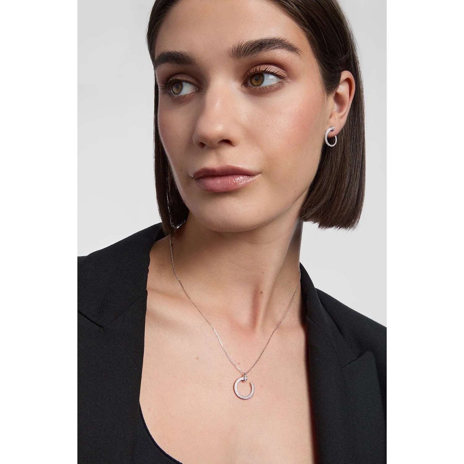 Silver Nail Necklace