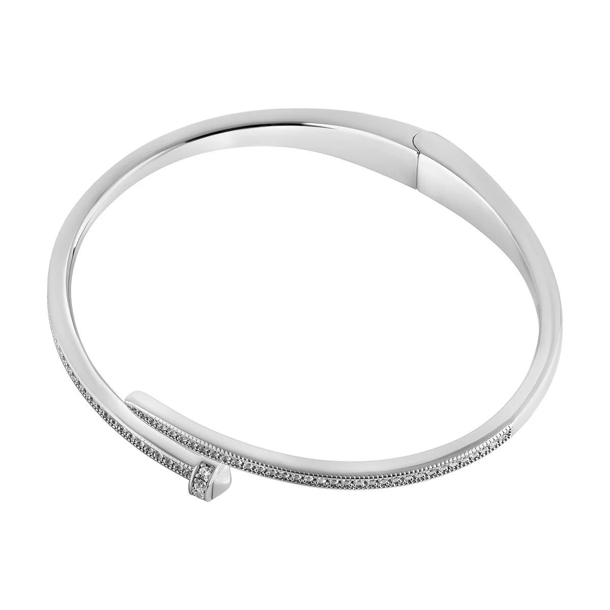 Silver Nail Bangle