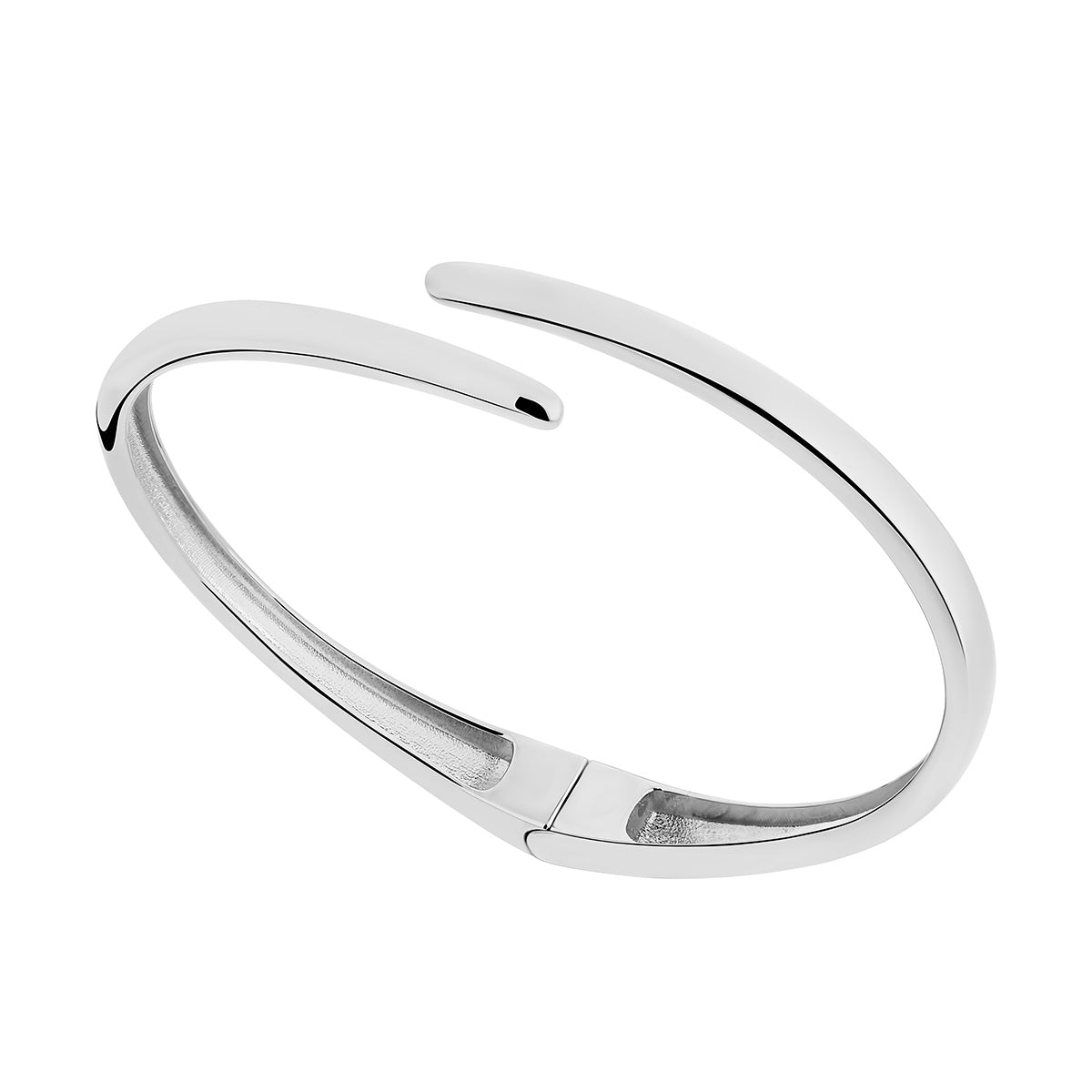 Silver Open Bangle