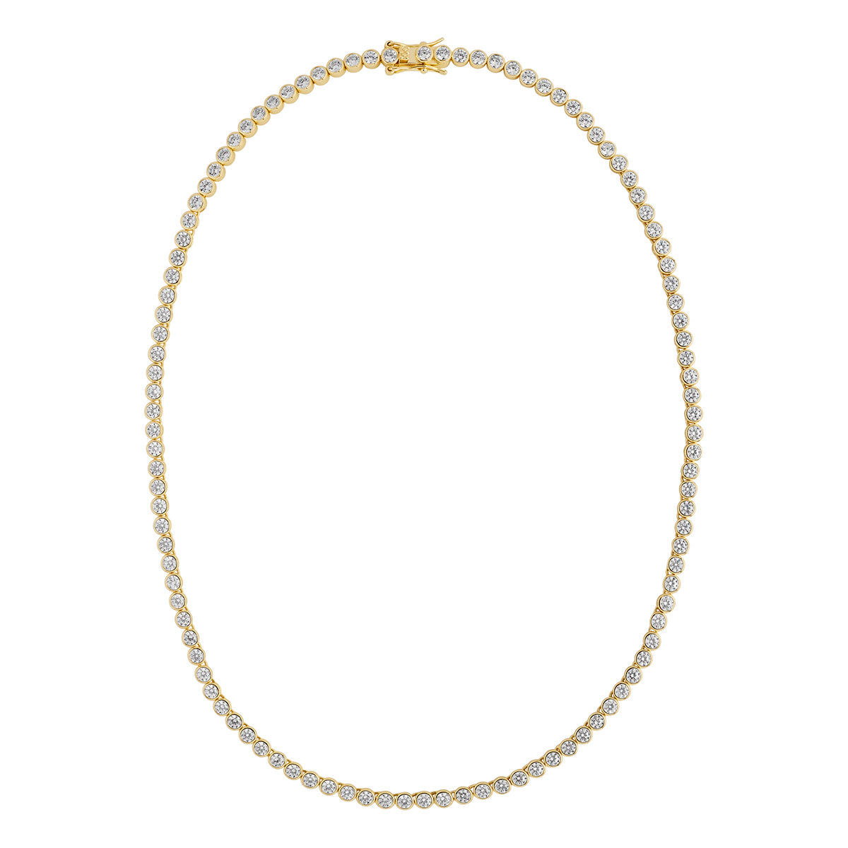 Gold Tennis Necklace