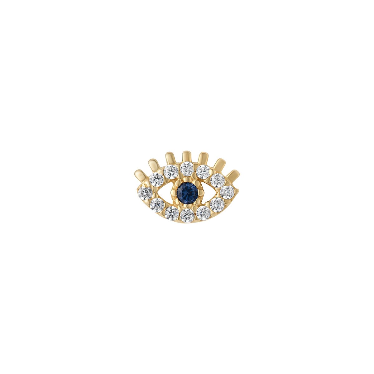 9ct Gold Eye Flatback