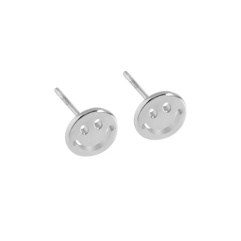 Silver Smile Stud