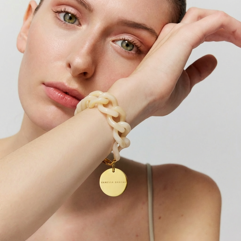 Flat Chain Latte Marble