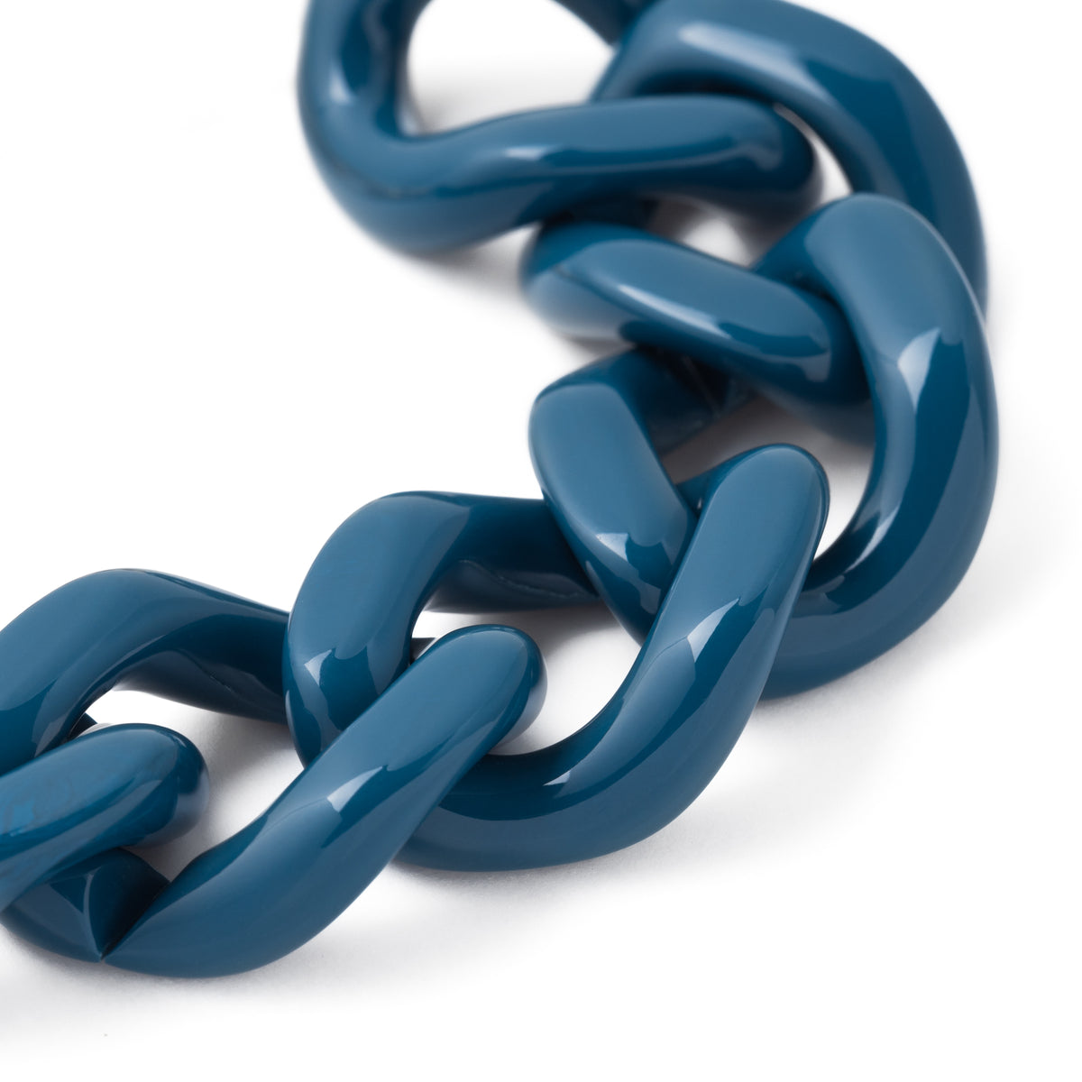 Flat Chain Bracelet Petrol