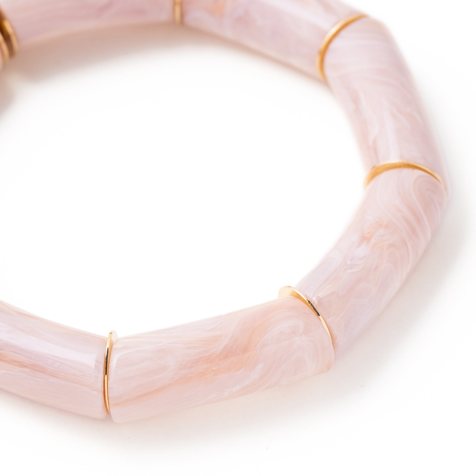 Flex Bracelet Ivory Rose Marble