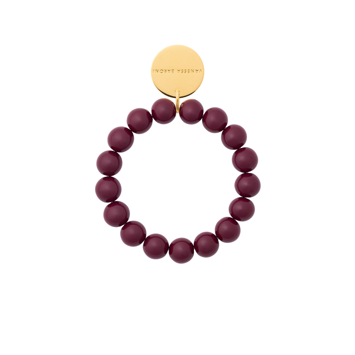 Mini Beads Flex Bracelet Berry