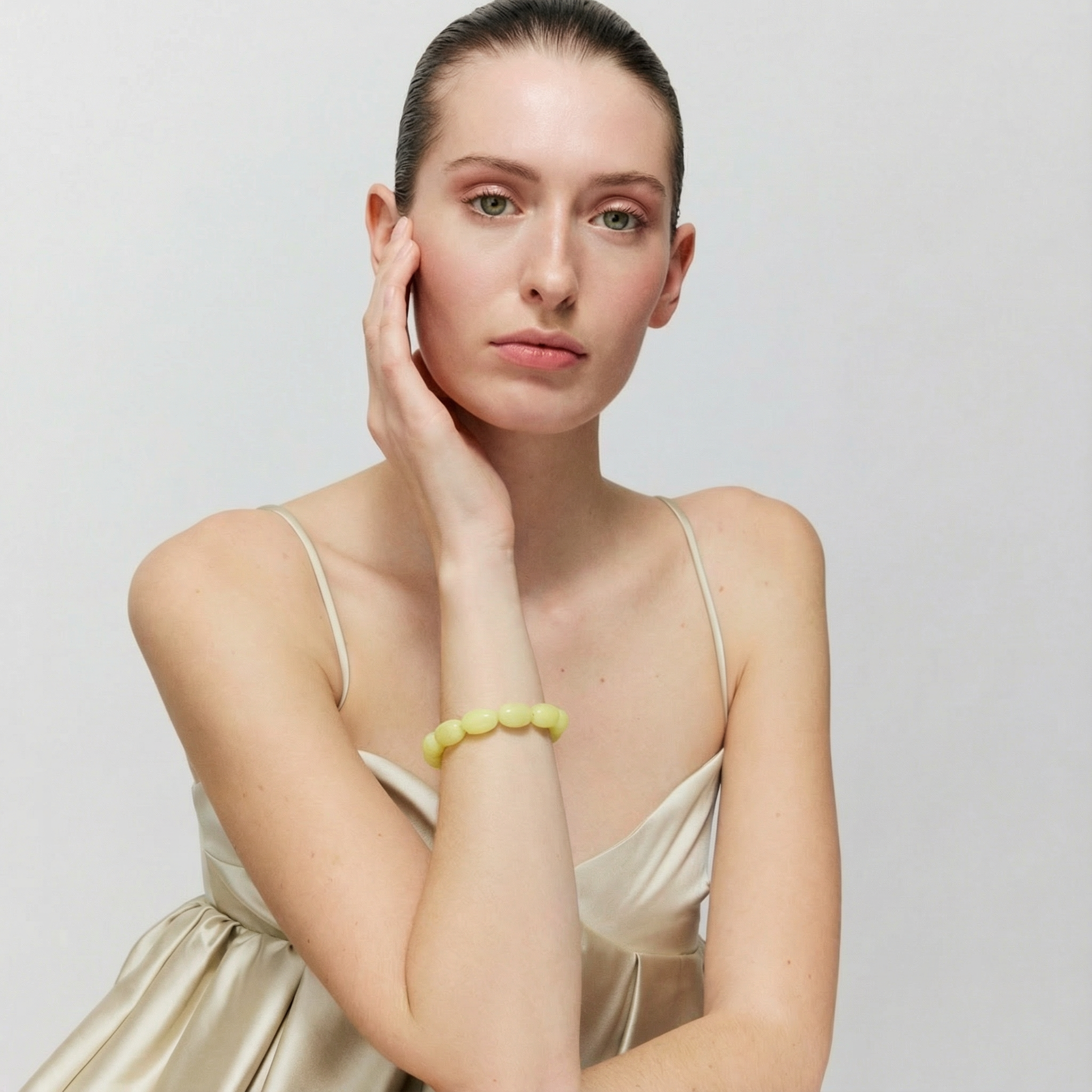 Olive Flex Bracelet Lemon Marble