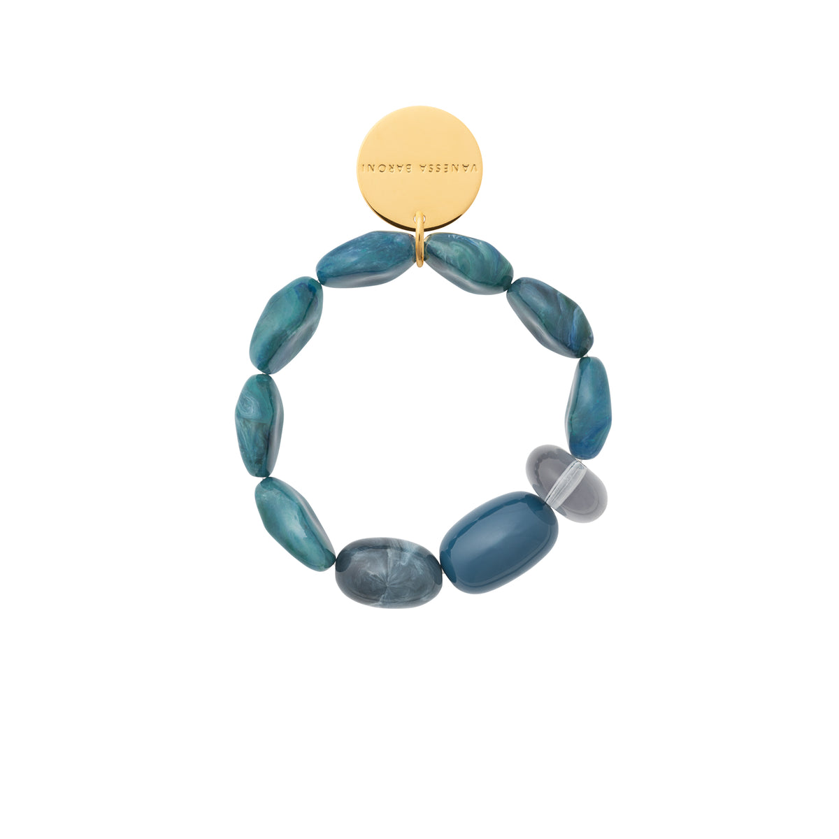 Unique Bracelet Teal Marble
